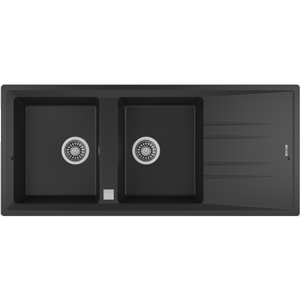 LAVA LOUÇA TEKA - STONE 80 B-TG 2C 1E - BLACK CARBON