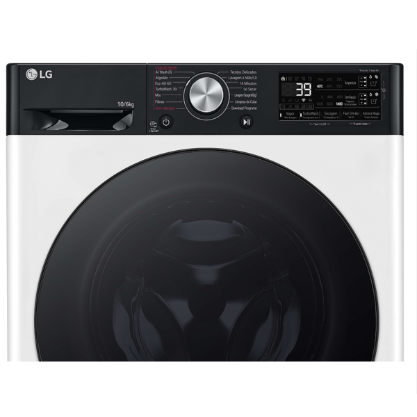 MÁQUINA DE LAVAR E SECAR ROUPA LG - F4DR7510SGH