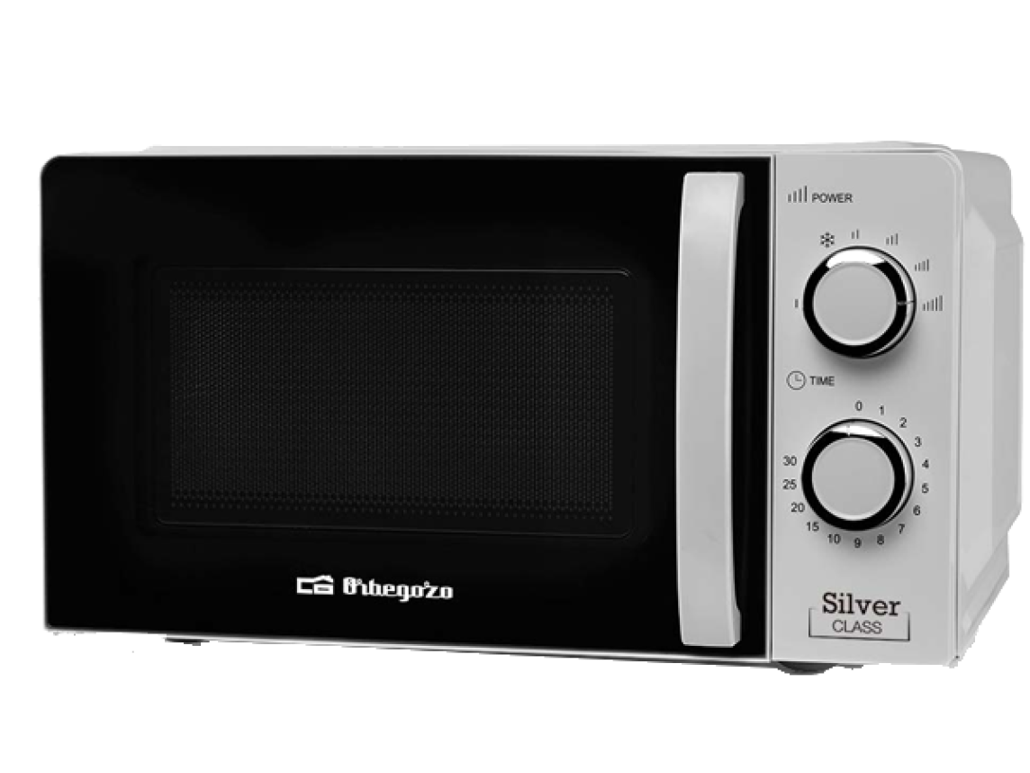 MICRO ONDAS ORBEGOZO - MI 2118 - 20LTS - SILVER