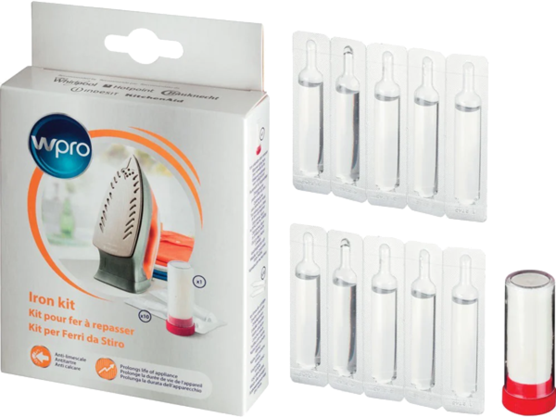 KIT LIMPEZA FERRO DE ENGOMAR WPRO - IRO011