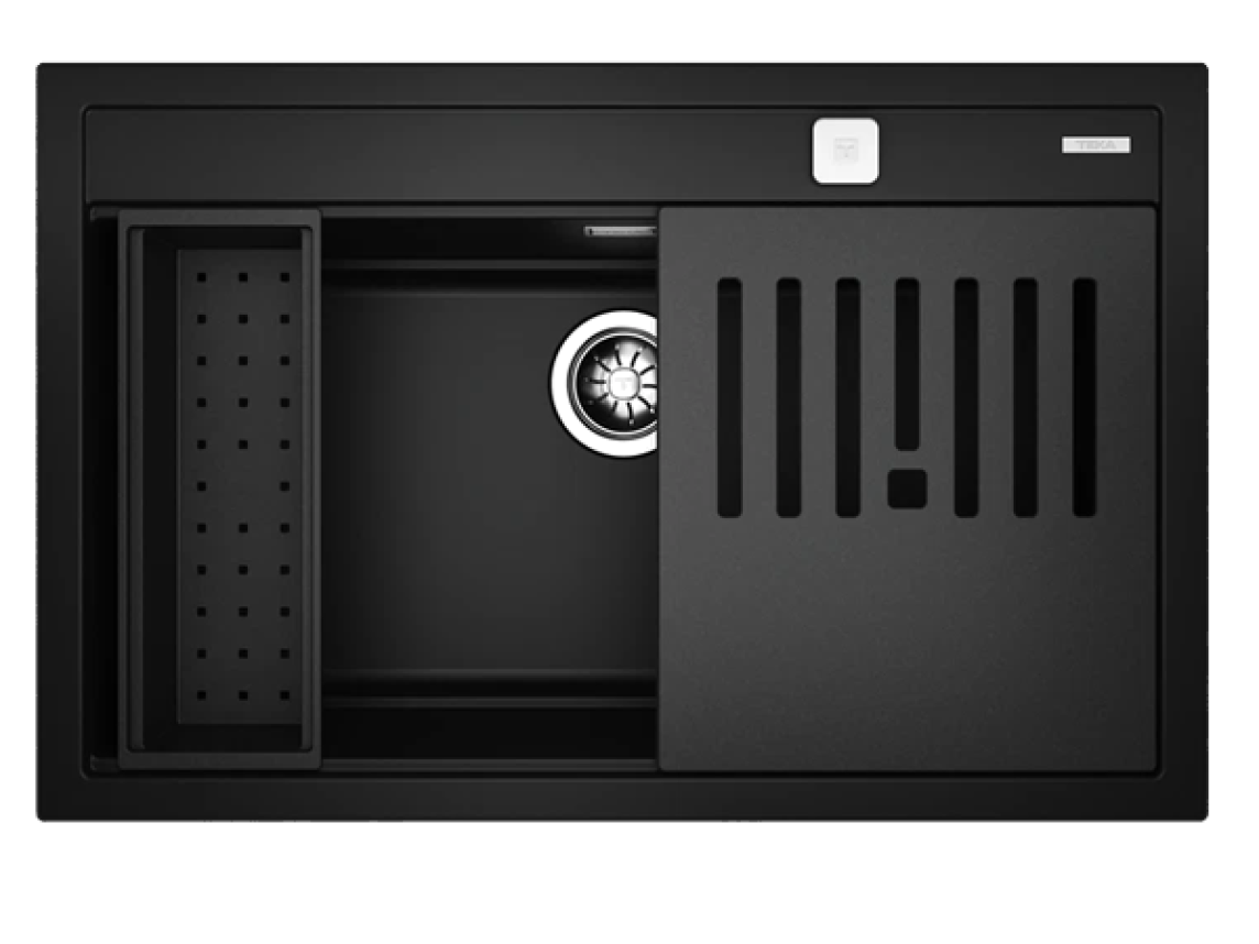 LAVA LOUÇA TEKA - NOVA 80 WS-TG 1C BLACK (C/ ACESSÓRIOS)